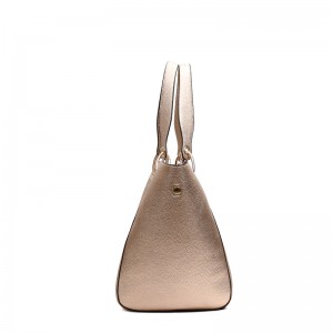 HD0827 - Εξατομικευμένη προσαρμοσμένη διπλής όψης PU δερμάτινη Tote με μεταλλική λάμψη