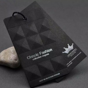 Ετικέτα δημιουργικής μόδας hangtag ετικέτας hangtag Custom made 9