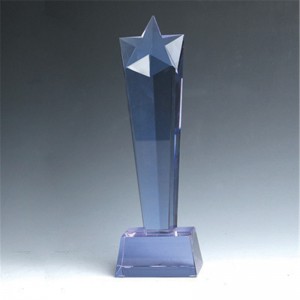 Αστεροειδές σχήμα κρυστάλλινο τρόπαιο