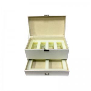 Χονδρικό Προσαρμοσμένο Μικρό Δερμάτινο Κουτί δώρου πολυτελείας κοσμήματα