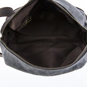 18SC-6777M εργοστάσιο νέο σχεδιασμό υψηλής ποιότητας καμβάς διοργανωτής ταξιδιών καλλυντικά τσάντα με τρελό δέρμα αφηρημένο άλογο