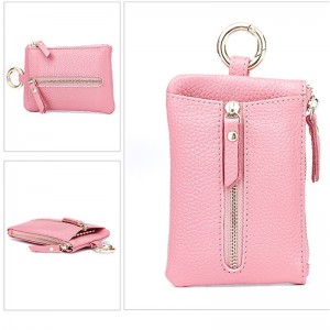 Προσαρμοσμένο πορτοφόλι PU Leatehr με έξι βασικούς γάντζους