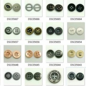 Μόδα 10 χιλιοστά έως 19 χιλιοστά Ρητίνη κουμπιά ράψιμο τέσσερις τρύπες για ρούχα 2