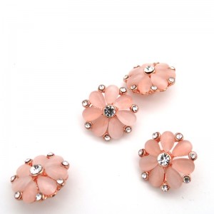 Αξεσουάρ ένδυσης μόδας Διακοσμητικά κουμπιά σχεδίασης Rhinestone 5