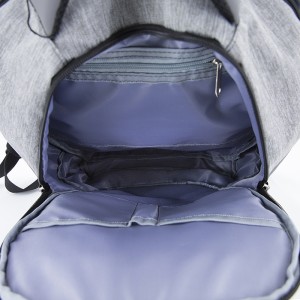 18SA-7475D Σκούρο γκρι σακίδιο υπολογιστή Daypack Μόδα Βιβλίο πακέτο για Backpack Business Laptop Laptop