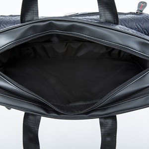 18SG-7031D Δερμάτινη τσάντα αγγελιοφόρων ατόμων PU αρσενικό Business Laptop Υπολογιστών Χαρτοφύλακας φερμουάρ μπροστά τσέπη ώμου τσάντα για ...