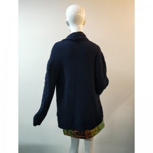 ABERCROMBIE \u0026 FITCH ΜΠΛΕ CARDIGAN RLWS0030F