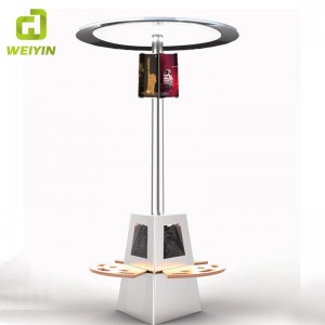 Έξυπνη ηλιακή Powered Bench Διαφήμιση με LED Φωτισμός Φορτιστής USB για υπαίθρια