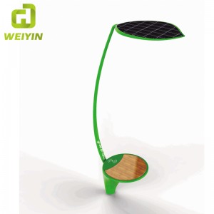 Έξυπνη ηλιακή ενέργεια ενεργειακής διαφήμισης Street Lighting Bench για εξωτερική χρέωση του κινητού τηλεφώνου