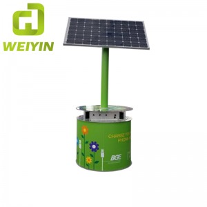 Νέο στυλ υπαίθρια ηλιακή ενέργεια κινητό σταθμό φόρτισης για Smart City