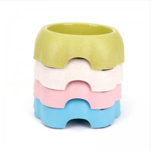 λουλούδι σχήμα σίτου-άχυρο μπολ κατοικίδιων ζώων, πιάτα κατοικίδιων ζώων, μπολ σκύλος τροφίμων γάτα