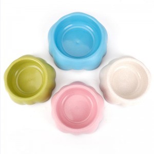 λουλούδι σχήμα σίτου-άχυρο μπολ κατοικίδιων ζώων, πιάτα κατοικίδιων ζώων, μπολ σκύλος τροφίμων γάτα