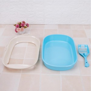 μεγάλο χώρο γάτα κουτί απορριμάτων / κατοικίδιωνωνίας τουαλέτα με σέσουλα / γάτα άμμο κουτί / καλλωπισμού προϊόντα