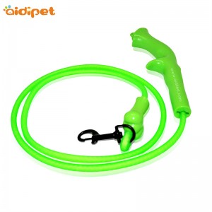 Περπατώντας Retractable νάυλον Pet Dog Show Κολάρα Leash Με οδήγησε αναβοσβήνει