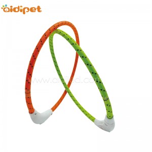 Νέο κατοικίδιο ζώο εφοδιασμού Χριστούγεννα οδήγησε κολάρο σκυλί με αντανακλαστικά μεταξωτά αδιάβροχο κολάρο Pet οδήγησε φως Χρησ...