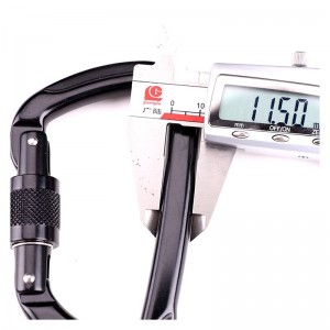 Εξωτερικό κράμα αλουμινίου με κλειδαριά τύπου D ορειβασίας