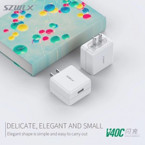 WEX - V40C OPPO VOOC προσαρμογέας τροφοδοσίας φλας, φορτιστής τοίχου, φορτιστής ταξιδίου
