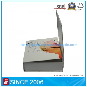 Πολυτελές χαρτοκιβώτιο μαγνητικής σφραγίδας με διπλά πτερύγια