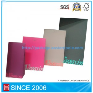 Προσαρμοσμένη τσάντα χαρτιού με όλα τα μεγέθη και τα σχέδια