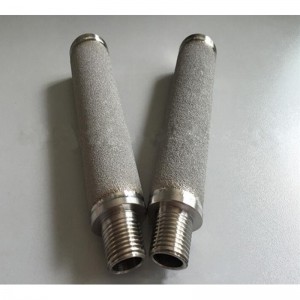 10 / 20u ανοξείδωτος πορώδης πορώδης διαχύτης υγρού / αερίου