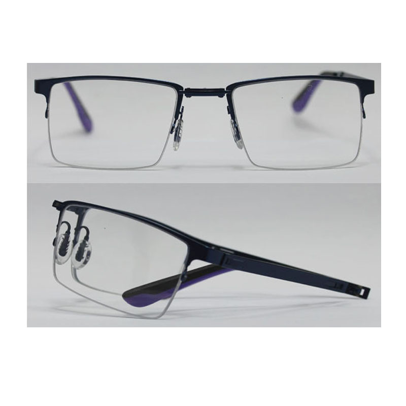 Unisex νεότερο στιλ διπλής όψης γυαλιά ανάγνωσης με μεταλλικούς ναούς, φακό AC, CE και FDA πρότυπα,
