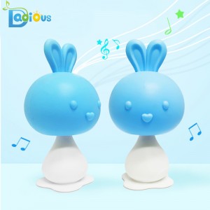 Χονδρικό Προσαρμοσμένο μασώμενο μαλακό μωρό κουδουνίστρες Παιχνίδια Teether Baby Baby οδοντοφυΐας 100% σιλικόνης μωρό Teether