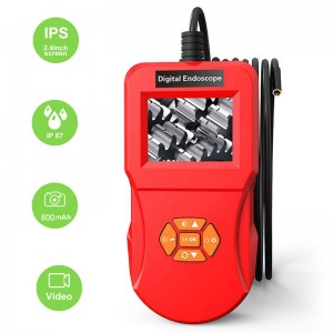 Ενδοσκόπιο USB με οθόνη οθόνης 4.3 ιντσών Επιθεώρηση βοροσκόπιο 1080P Κάμερα φίδι HD 8 LED πολυλειτουργικό ενδοσκόπιο για μηχάνημα