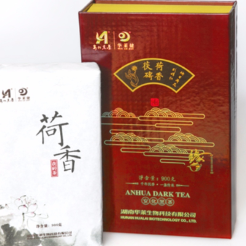 M θέτει lotus αρωματισμένο τσάι fuzhuan τσάι hunan anhua μαύρο τσάι φροντίδας υγείας