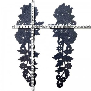 2 Σύνθετη κέντημα κέντημα, δαντέλα ντεκολτέ γραμμή δαντέλα γυναίκα