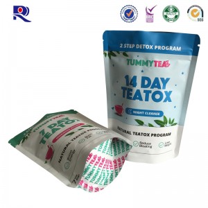 Τυποποιημένο και πολυστρωματικό περίπτερο με ανακλινόμενο ζιπλοκ ή φερμουάρ