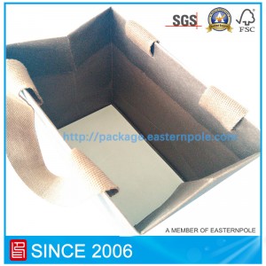 Πολυτελής τσάντα για αγορές με κολλημένη λαβή