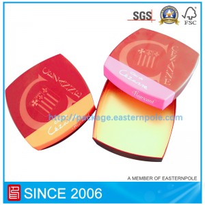 Πολυτελή άκαμπτο κουτί σοκολάτας με ένθετο από χαρτόνι