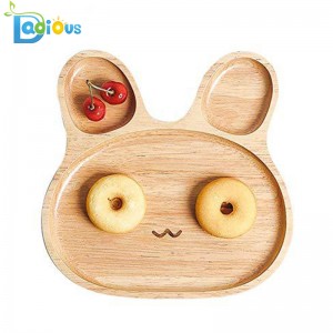 Βρεφικά σκεύη για σίτιση Βρεφικά πιάτα Μπαμπού πλάκα Παιδικό παιδικό παιδικό μπαμπού