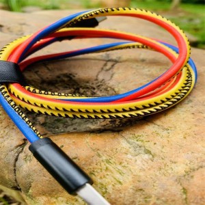 Δερμάτινα καλώδια δεδομένων βιομηχανικού στυλ