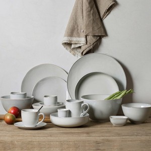 Χονδρικού εμπορίου πολυτελή χτένισμα ξενοδοχείων 50 τεμαχίων χρυσό decal κινεζικού στυλ λεπτό οστά πορσελάνης κεραμικά σερβίτσια σ...