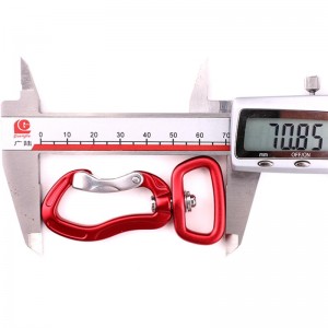 Υπαίθρια αγκίστρια αναρρίχηση κάμπινγκ κλειδαριά από ανοξείδωτο χάλυβα ελατήριο καραμπίνερ πολλαπλών λειτουργιών καραμπίνερ υ...