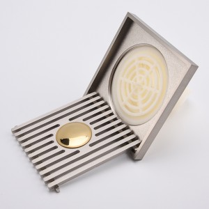 Ο ορείχαλκος διακοσμητικός αγωγός αποχέτευσης καλύπτει την αποστράγγιση δαπέδων αποστράγγισης δαπέδων καθαρίστε το αποχετευτι...