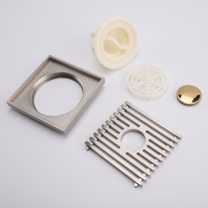 Ο ορείχαλκος διακοσμητικός αγωγός αποχέτευσης καλύπτει την αποστράγγιση δαπέδων αποστράγγισης δαπέδων καθαρίστε το αποχετευτι...