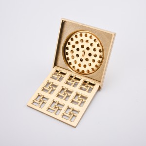 Μικρή αποχέτευση ντους στην επιφάνεια του σκυροδέματος