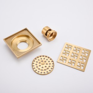 Μικρή αποχέτευση ντους στην επιφάνεια του σκυροδέματος