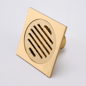 Χρυσός προμηθευτής ορείχαλκου πλακάκι εισαγωγής πάτωμα ντους μαλλιά συλλέκτη αποστράγγισης