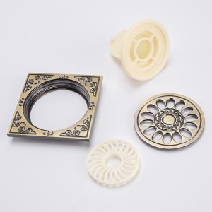 Ορείχαλκο pvc δάπεδο διακοσμητικό ντους αποστράγγισης καλύπτει φίλτρο