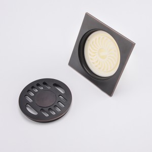 Μαύρο μοτίβο πλυντηρίου ρούχων φίλτρο ντους αντίκες πώμα αποστράγγισης