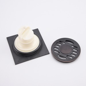 Μαύρο μοτίβο πλυντηρίου ρούχων φίλτρο ντους αντίκες πώμα αποστράγγισης