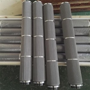 Συγκροτημένο κύλινδρο φίλτρου μεταλλικών ινών που χρησιμοποιείται για διήθηση μεθανόλης