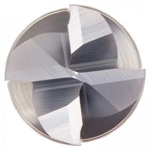 Στερεός μύλος άκρου καρβιδίου, AlTiN επικαλυμμένος, 4 φλέβες, 3/8 \