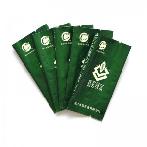 Συμπιεσμένη πλευρική τσάντα από αλουμινένιο φύλλο για συσκευασία αποθήκευσης τσαγιού