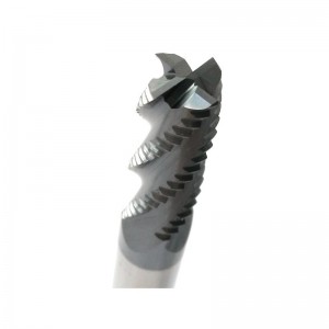 Μύλοι άλεσης από σκληρό χάλυβα, HRC45 με επίστρωση Tialn, 4 φλάστες, 1/4 \