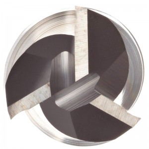 Μύλος άκρου μαρκαδόρου καρβιδίου τεσσάρων ίντσας, μη επενδεδυμένο (φωτεινό) φινίρισμα, κοίλωμα και φινίρισμα κοπής, 30 βαθμός ελικ...