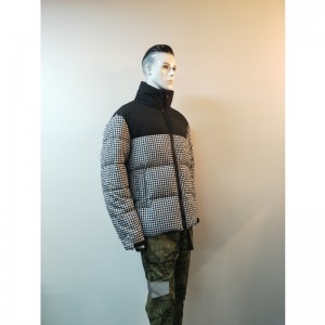 ΑΣΗΜΙ ΜΑΥΡΟ \u0026 ΜΑΥΡΟ ΜΑΛΛΙΩΝ PUFFER RLMPC0021N